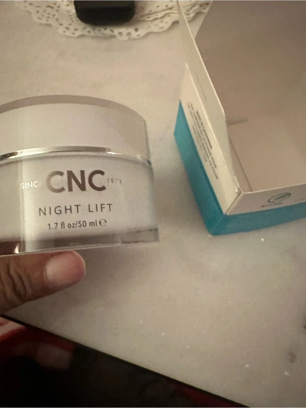 Night Lift Face Cream - Blue/White